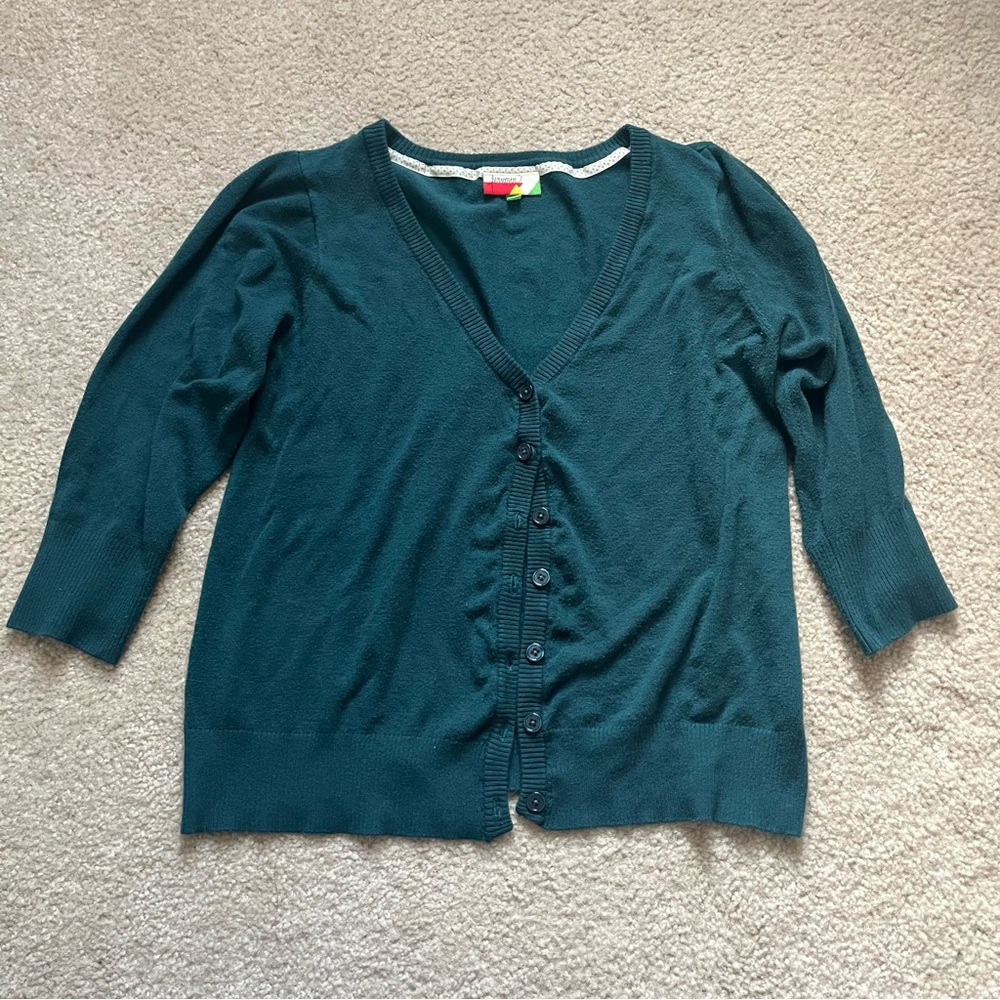 Modcloth x Fervour | Charter School Cardigan Sweater V-Neck Knit - Picture 2 of 5